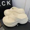 Chanclas de Clip de Nuevo Estilo para Mujer Antideslizantes de EVA con Suela Supergruesa Sensación Slip-on para Verano Sandalias de Playa con Altura