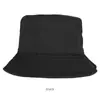 Sombrero de Cubo de Algodón Puro Procesado y Personalizado Transfronterizo, Sombrero Redondo para Senderismo al Aire Libre y Viajes de Chicas, Sombrero de Pescador de Placa Ligera Casual y de Moda