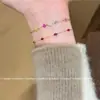Pulsera de Flor Colorida Dopamina para Mujer 2026 Nuevos Accesorios Dulces de Nicho