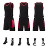 Uniforme de basquete Jersey adulto e infantil conjunto uniforme de treino universal equipe masculina e feminina verão secagem rápida imprimível bordado 881