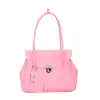 Bolsa de Mão de Gelatina Colorida Fresca e Simples para Mulheres, Nova Moda 2026 Fivela de Trava Grande Capacidade Ombro Axila