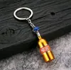Llavero de coche modificado, llavero de tanque de nitrógeno NOS de coche modificado, llavero decorativo de tanque de gas NOS