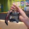 Mini bolsa bordada Guofeng para auriculares, monedero, llavero, bolsa de almacenamiento portátil, funda protectora para auriculares inalámbricos