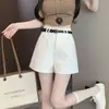 Shorts de Traje Rectos para Mujer Primavera/Verano 2026 Versátiles de Cintura Alta Adelgazantes de Línea A de Pierna Ancha Sueltos Casuales