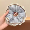 Goma para el pelo extragrande de estilo coreano de alta resistencia, coletero estilo perezoso para niñas, banda elástica para el pelo de alta gama