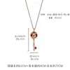 Colgante de Llave Cadena Larga para Suéter para Mujer, Diseño Original, Moderno, Versátil, Exquisito, Lujo Ligero, Gama Alta, Collar Personalizado