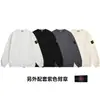 Sudadera Sto Stone de cuello redondo, forrada de forro polar, básica, color liso, manga larga, para otoño e invierno, para hombre y mujer, versátil, Island Stone