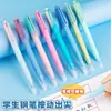 Venta al por mayor de bolígrafos color Macaron Morandi estudiantes para practicar con punta electrónica EF postura afilada cartucho de tinta bolígrafo de tinta caligrafía