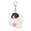 K-Pop Ola Coreana Cazadora de Demonios Grupo Femenino Llavero Acrílico Accesorios Gaza Colgante de Mochila Masculino Fantasma Pequeño Regalo