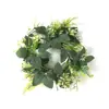 Corona Artificial Mini Transfronteriza de 30 cm Eucalipto Pascua Día de San Valentín Primavera y Verano Anillo Decorativo para Velas