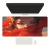 Mouse Pad de Jogo de E-Sports Bidimensional de Personagem de Anime Grande de Alta Qualidade Espessado e Resistente a Manchas Teclado de Computador Pad de Mesa