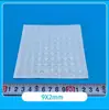 Almohadillas Anticolisión para Muebles de Gabinete Plano, Almohadillas Anticolisión con Adhesivo Posterior, Almohadillas de Silicona con Adhesivo Posterior, Amortiguadoras y Antideslizantes