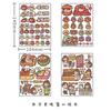 10 Paquetes Obtén 2 Paquetes Gratis, Serie Muzili Set Completo 1-11, 4 Pegatinas por Paquete, Pegatinas Diarias de Washi, Pegatinas de Personajes
