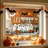 Adesivos Eletrostáticos para Vidro sem Cola para Halloween para Janelas de Casa, Vitrines de Lojas e Fachadas, Decalques Decorativos para Janelas sem Resíduos