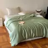 Funda de edredón doble de Tencel Lenzing austriaco importado sedoso para verano, ropa de cama, funda de almohada individual simple de Lyocell para dormir sin ropa