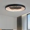 Luminária de teto para quarto, modelo novo minimalista italiano 2026, simples moderna de alta qualidade protetora para os olhos redonda para estudo quarto principal