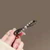 Pinza de Pico de Pato con Pedrería Horquilla de Perlas Estilo Japonés y Coreano Celebridad de Internet Nuevo Estilo Clip Lateral para Cabello Suelto Clip para Flequillo Accesorios para el Cabello de Principio de Primavera