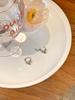 Nuevos pendientes de mariposa con diamantes para mujer, elegantes y geniales pendientes de circonita con diseño de nicho, pendientes de plata al por mayor.
