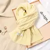 Bufanda de punto trenzado gruesa y suave estilo japonés, linda, para mujer, otoño e invierno, cálida, versátil, para estudiantes, parejas, bufanda de lana