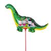 Juguete de dibujos animados para niños, palo de mano, soporte central, globo de aluminio con varilla, microempresa, empuje, drenaje, polvo, succión, pequeño puesto de regalo