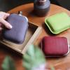 Olla de vino redonda de 5 oz funda de cuero para exteriores EDC olla de vino funda de cuero decorativa portátil regalo para hombre tapa de olla de vino