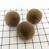 En Stock Bolas de Piel Sintética de Conejo de 6-7cm Materiales para Manualidades DIY Bolas de Felpa de Colores Ropa Zapatos Sombreros Juguetes Accesorios de Bolas de Piel