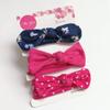 Set de Accesorios para el Cabello de Tres Piezas Estilo Europeo y Americano para Niños, Diademas de Moño para Niños y Niñas, Diademas Elásticas que No Aprietan la Cabeza para Bebés