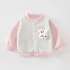 Nueva chaqueta de otoño para bebé, chaqueta tipo béisbol para niños y niñas, chaqueta sudadera para niños, prenda de abrigo para salir