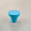 Vaso de Agua Plegable Grado Alimenticio 170ml Silicona Vaso de Agua Plegable Portátil para Exterior Retráctil Viaje Vaso Plegable