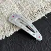 Un Nuevo Pasador de Acetato Estilo Coreano de Lan con Pedrería de Colores Vintage, Pinza BB para Mujer, Pinza Lateral para Cabello Suelto, Pinza para Flequillo, Accesorio para el Cabello, Pasador