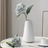Ramo de arreglo floral artificial de hortensias para decoración del hogar y de bodas, fotografía, estilo pastoral, flores artificiales de hortensia blanca