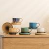 Taza de Café de Cerámica, Taza Retro Estilo Japonés para Desayuno, Taza de Leche, Taza de Cerámica Rústica, Superventas Transfronteriza, Venta Directa de Fábrica, Retro de Lujo Ligero