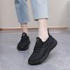 Zapatos de Mujer con Suela de Poliuretano, Zapatos Deportivos Casuales, Zapatos Slip-On de Tejido Fly-Knit, Zapatos Blancos para Mujer, Zapatos Versátiles Finos y Transpirables