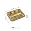 Chapa de Churrasco Estilo Coreano 304 com Prato de Sabores de Quatro Compartimentos Prato para Dumpling com Drenagem Prato Picante Prato de Churrasco Prato para Bife