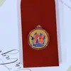 Oro Puro 999 Gama Alta Exquisito Regalo Día de San Valentín Chino 520 Paz y Alegría Princesa Por Favor Haz Galletas de la Fortuna para que Otros las Regalen Venta al por Mayor