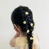 Pinza para el Cabello de Flor de Huevo, Lindo Pasador Lateral, Accesorio para el Cabello de Flor Amarilla Fresco y Juvenil, Pinza de Pato
