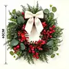 Exclusivo de Amazon, la corona de Navidad más vendida de TEMU es una planta verde artificial simulada con agujas de pino y decoraciones colgantes