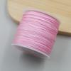 Una voluta de pulsera de pelo trenzado de mousse Un hilo de jade Pulsera tejida a mano DIY Colgante de collar Cordón para colgar Cuerda de mano Cuerda roja