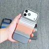 Funda para Teléfono Móvil Apple 18Promax iPhone18 Magnética Todo Incluido Cuero Patrón de Fibra de Carbono Kevlar Cubierta Protectora