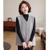 Chaleco de Otoño para Mujeres de Mediana Edad y Mayores, Chaleco Suéter de Lana para Mamá, 60 y 70 Años, Ropa de Abrigo de Primavera, Otoño e Invierno para Abuela y Esposa