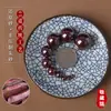 Cuentas de cinabrio de mineral crudo natural al por mayor arena de reducción de alto contenido cuentas proceso de pulido cuentas individuales cuentas para joyería DIY