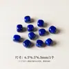 Mineral Crudo Natural Lapis Lázuli Imperial Frijol Dulce Cuentas Sueltas Cuentas Redondas Individuales Pulsera de Abalorios Hecha a Mano DIY Accesorios de Joyería Cuentas