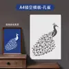 Patrimônio Cultural Imaterial Estêncil Artesanal Template de Tingimento Pacote de Materiais Ferramentas para Tie-dye Artesanato Infantil Corante Azul Impressão Estêncil em Forma de Feijão Pó de Pasta