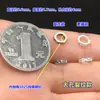 Prata Esterlina S925 Padrão Martelo Seiko Contas Magpie Espaçador Cristal Brinquedo Corda de Mão Trançada Colar Acessórios DIY Feitos à Mão