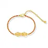 Pulsera Popular de Cuerda Roja y Maza Vajra de Xiaohongshu Modelo Nuevo 2025 Año del Zodiaco Pulsera Exquisita de Cuerda Roja para Mujeres Una Pieza Envío Directo