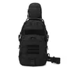 Bolsa de Peito para Fã Militar Multifuncional à Prova d'Água para Esportes ao Ar Livre Bolsa de Ombro Masculina Cross-border Tática Bolsa Transversal Tecido Oxford