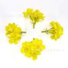 Accesorios Decorativos Simulados de Flor Silvestre Pequeña de Tres Pétalos Decoración de Muebles Fondo de Boda Arreglo de Pared de Flores Accesorios para el Cabello Decoración de Pulsera