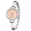 Novo Relógio Feminino Casual da Moda 2026 com Pulseira de Aço Liga, Luxo Leve, Elegante e Estiloso, Relógio Feminino Estilo Pulseira Cravejado com Diamantes