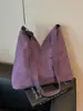Bolso de hombro de estilo coreano simple retro de nicho transfronterizo 2026, bolso de mano casual de color sólido de gran capacidad