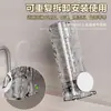 Dispensador de jabón con ventosa sin perforaciones, caja para gel de ducha, botella para gel de ducha, montado en la pared, botella para jabón de manos con pulsador, botella para champú